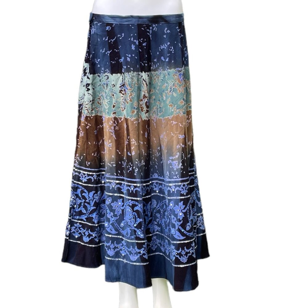 Jasmine KC corduroy sequined skirt size Large